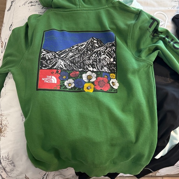 The North Face Women’s Forest Green Hoodie - Picture 3 of 4